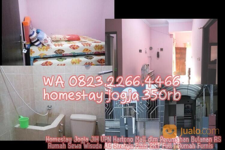 Homestay Jogja JIH UPN Hartono Mall dlm Perumahan Bulanan RS Rumah Sewa Wisuda AC Stratgis Frnis 2KT