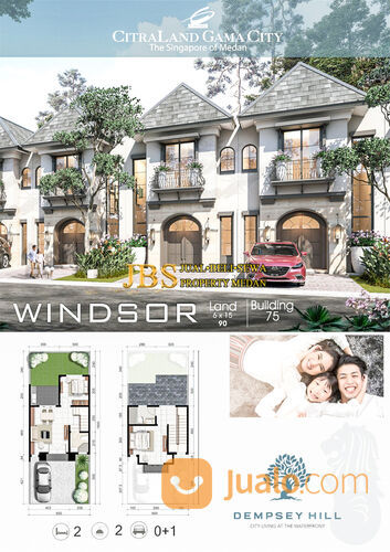 Villa Citraland Gama City The Singapore Of Medan Cluster Dempsey Type Windsor