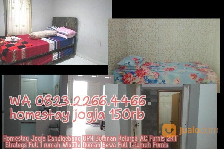 Homestay Jogja Candigebang UPN Bulanan Kelurga AC Furnis 2KT Strategs Full 1 rumah Wisuda Rumah Sewa