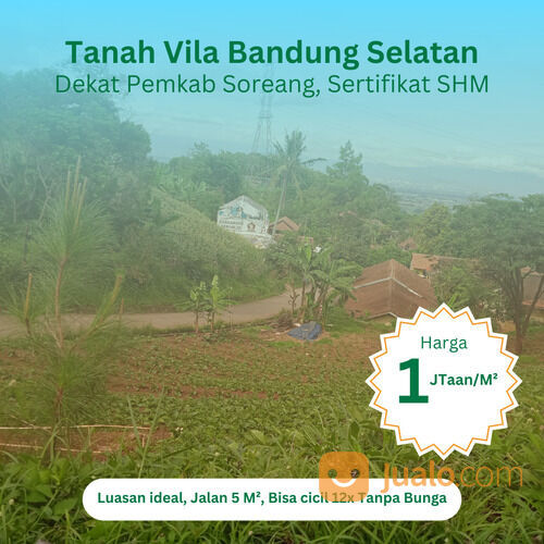 Tanah Ekonomis Bandung, Area Perumahan Sukanagara Soreang, SHM