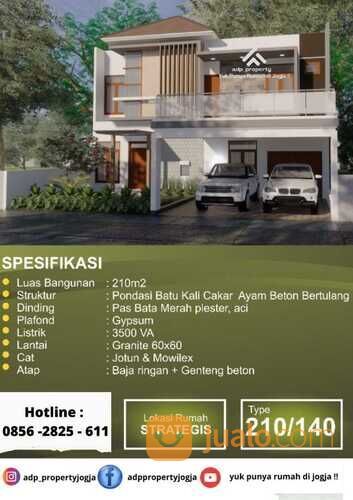 RUMAH DI JOGJA AREA JL KALIURANG KM 8 BANTENG NGAGLIK SLEMAN DESAIN MEWAH EXCLUISIVE