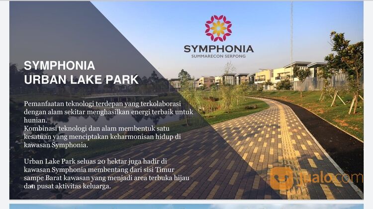 Rumah view danau terkeren Gading Serpong Mozart Symphonia Summarecon