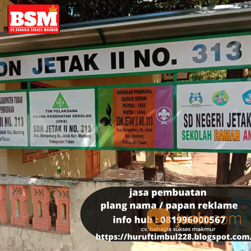 jasa pembuatan plang nama | plang nama kantor | plang nama toko dll 081996000567