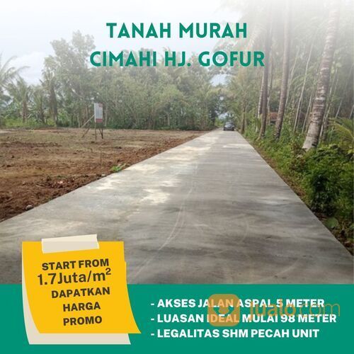 Tanah 1.7 Jutaan Cimahi Hj. Gofur Bersertifikat SHM