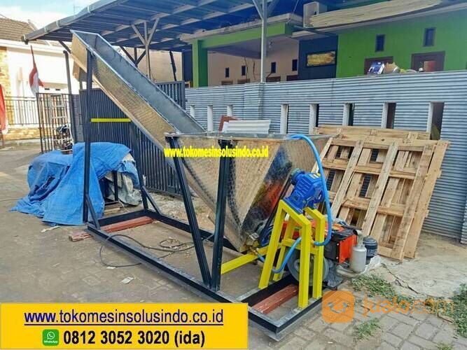 MESIN PENCUCI GARAM KROSOK MODEL SCREW CONVEYOR