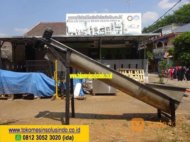 MESIN PENCUCI GARAM KROSOK MODEL SCREW CONVEYOR