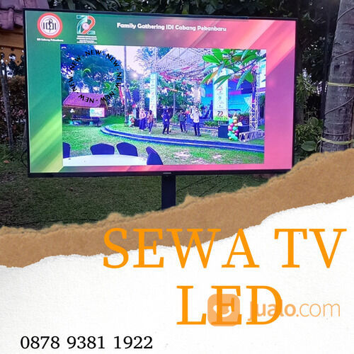 Rental TV LED 70 inch pekanbaru buat grand oppening di Kota Pekanbaru