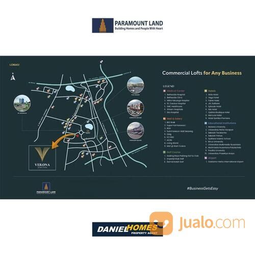 Ruko Modern Verona Junction Lokasi Sudah Ramai di Gading Serpong