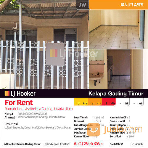 Rumah Janur Asri Kelapa Gading, Jakarta Utara