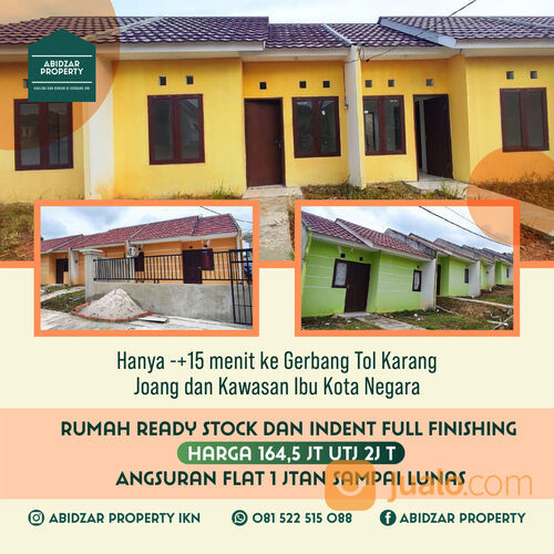 RUMAH SUBSIDI PINGGIR JALAN POROS BALIKPAPAN SAMARINDA