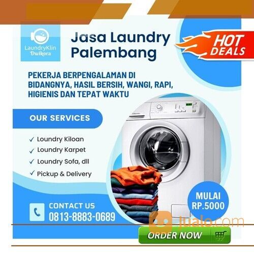 Laundry Kiloan Dekat Sini Sematang Borang Palembang di Kota Palembang, Sumatera Selatan