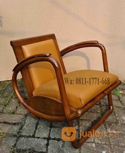 Kursi Becak / Bemo Antik Kayu Jati