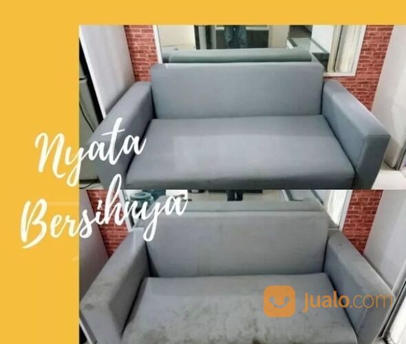 Jasa cuci / laundry sofa dan springbed jati asih pondok gede bekasi di