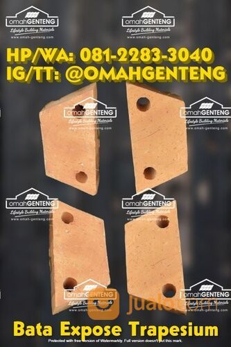 Batu Bata Trapesium Bali - HP/WA: O8122833O4O - Omah Genteng