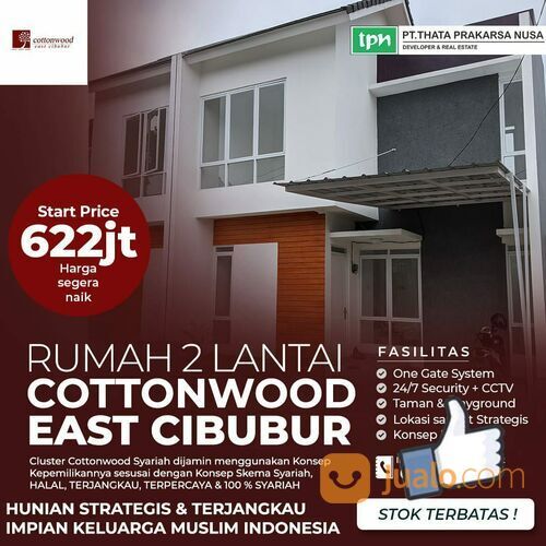 Rumah MURAH 2 Lantai Cileungsi Bogor | COTTONWOOD EAST CIBUBUR