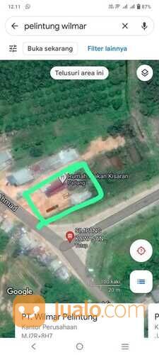 Tanah strategis Pelintung Dumai area ramai