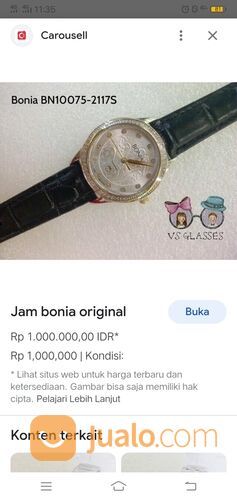 jam tangan bonia second original di Kota Jakarta Barat, DKI Jakarta
