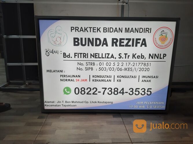 Jasa pembuatan Neon Box Medan