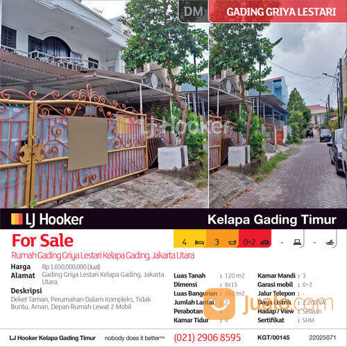Rumah Gading Griya Lestari Kelapa Gading, Jakarta Utara