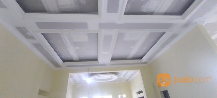 Pasang plafon gypsum villa nusa indah