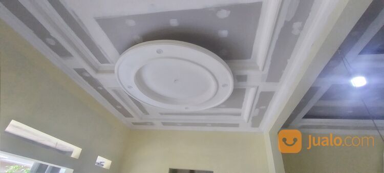 Pasang plafon gypsum villa nusa indah