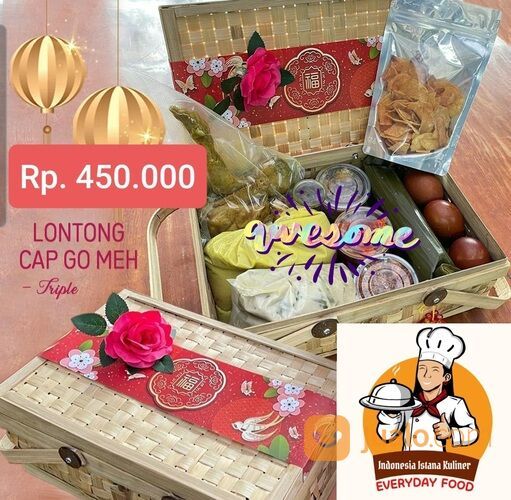 MENERIMA PESANAN HAMPERS LONTONG CAP GO MEH, TERSEDIA BERBAGAI KEMASAN. MINIMAL ORDER 20 PORSI