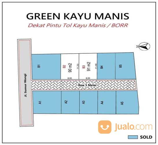 Tanah Pecah Sertifikat Di Bogor Kota Dekat Pintu Tol Kayu Manis