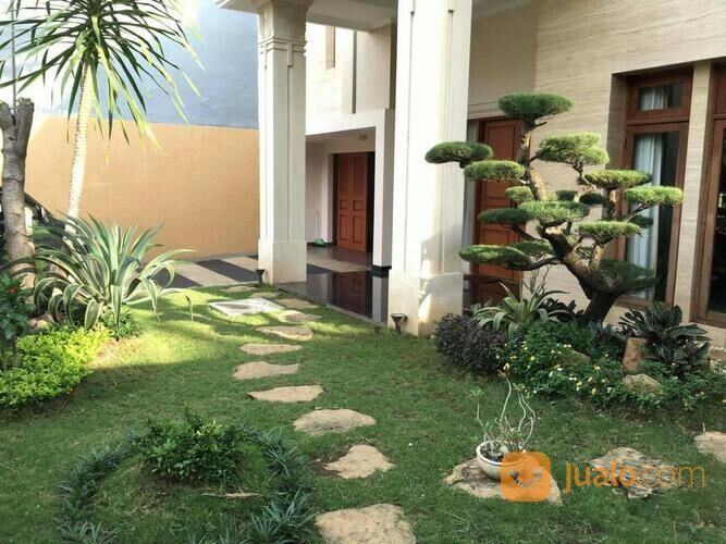 Rumah Pakuwon Indah Full MARMER + Furnished, Garasi Carport 4 mobil + PAGAR