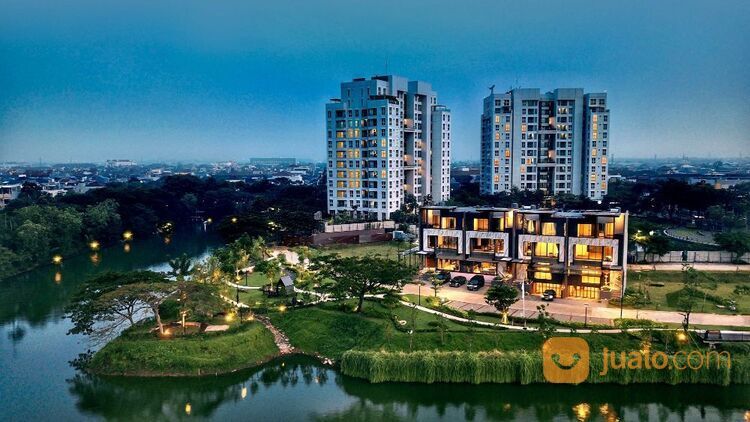 Rumah 4 Lantai Tepi Danau Dengan Lift Di Citra 6 Jakarta Barat