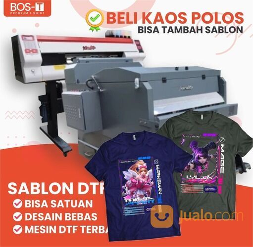 Kaos Polos Dan Jasa Sablon Di Bogor di Kota Bogor, Jawa Barat | Jualo.com