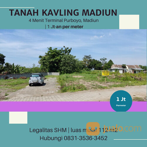 Tanah Kavling Madiun SHM 500 Meter Politeknik Negeri Madiun Include Jalan Kavling