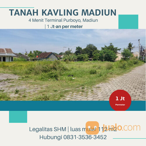 Tanah Kavling Madiun SHM 500 Meter Politeknik Negeri Madiun Include Jalan Kavling