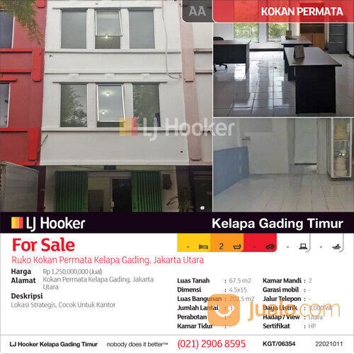 Ruko Kokan Permata Kelapa Gading, Jakarta Utara