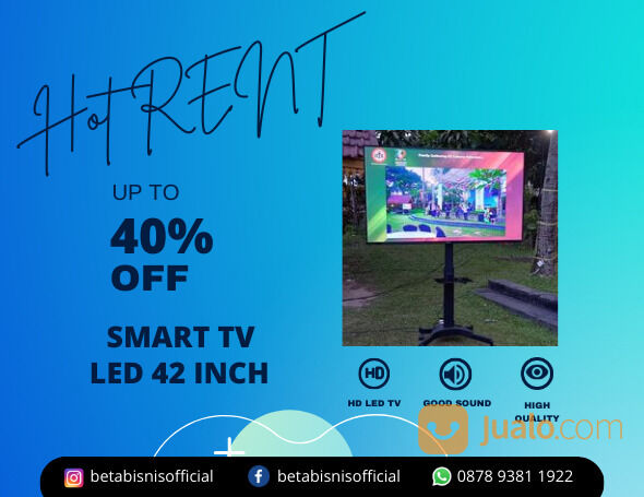 Sewa TV LED 40 inch Pekanbaru.png di Kota Pekanbaru, Riau | Jualo.com