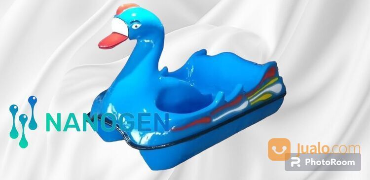 Sepeda Air Bebek Biru