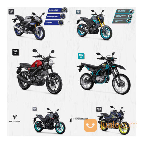 Yamaha Motor Sport R15 MT15 Vixion WR 155 XSR 155 Cash Credit - DP Bayar Rendah Angsuran Ringan