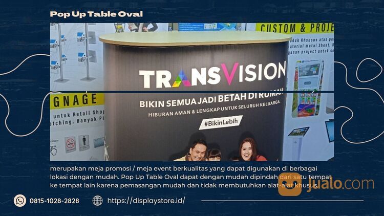 PROMO! Event Desk Elegan Jakarta, WA: 0815-1028-2828, Event Desk Booth, Pop Up Table