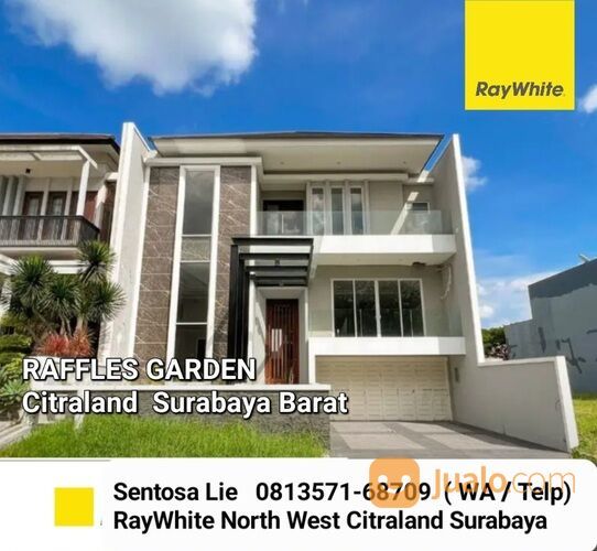 Rumah Raffles Garden Citraland New Split Level 2,5 Lantai Garasi Carport 4 Mobil