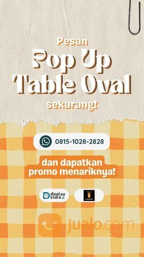 PROMO! Meja Pop Up Counter Terkuat Jakarta, WA: 0815-1028-2828, Meja Pameran, Event Desk