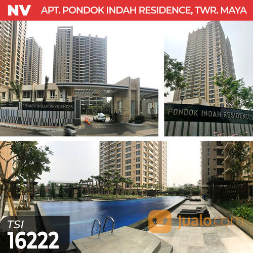 Apartemen Pondok Indah Residence, Tower Maya, Jakarta Selatan, 65.02 m² (TSI/16222)