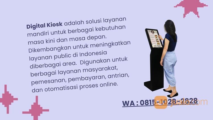 Terbaik! Kiosk Android Jakarta, WA : 081510282828, kiosk touch screen, kiosk digital signage