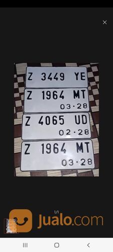 PLAT NOMOR TERMURAH DENGAN LOGO KORLATAS