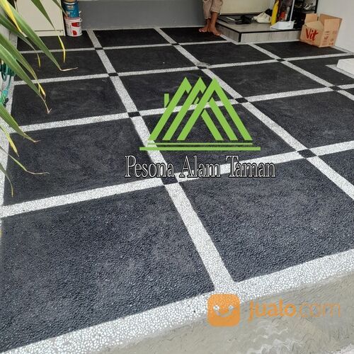 Jasa pemasngan carport batu sikat untuk garasi dll