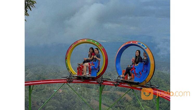 Wahana Playground Outdoor Gerbong Sky Bike