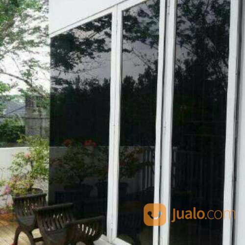 pasang kaca film kantor kacafilm rumah riben oneway cermin stiker hitam tolak panas uv
