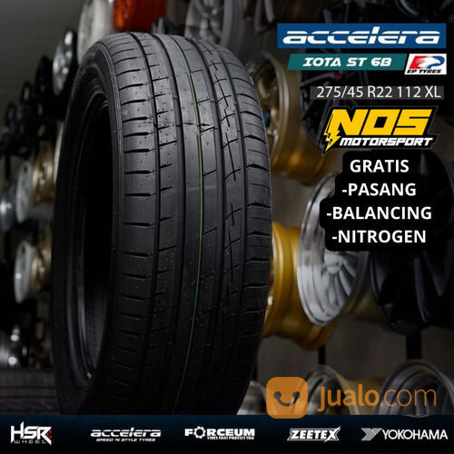 BAN MOBIL RING 22 ACCELERA IOTA ST68 275/45 R22 SUV TERBARU TUBELESS MURAH