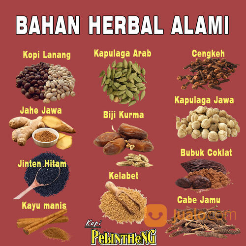 Kopi Bubuk Pelintheng Kopi Rempah racikan Herbal alami organik murah