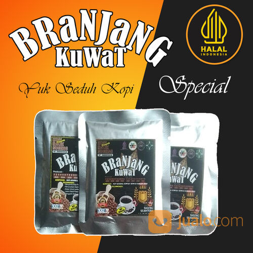 Kopi Bubuk Branjang Kuat racikan rempah-rempah ramuan Arab herbal alami