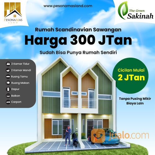 Perumahan Baru Di Sawangan Depok Harga 300 Jutaan CIcilan Flat 3 Jutaan Free Biaya