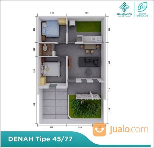 IDAMAN! Rumah Khusus Keluarga Muslim di lingkungan Islami 15 Mnt PT Indofood CBP